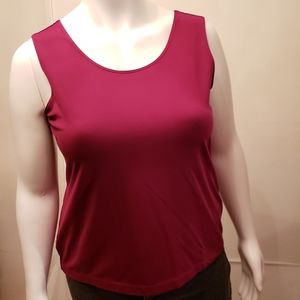 Chico's Burgundy Tank Top NWOT Size 3 (XL/16)